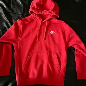 Nike red hoodie